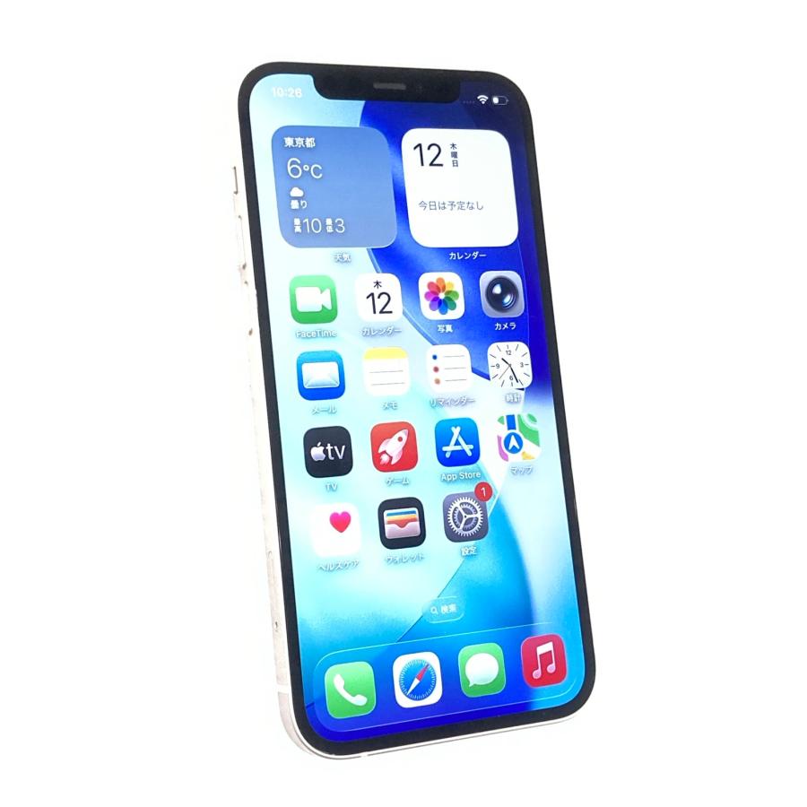 Apple 中古 Apple iPhone12 64GB ホワイト MGHP3J／A SIMフリー