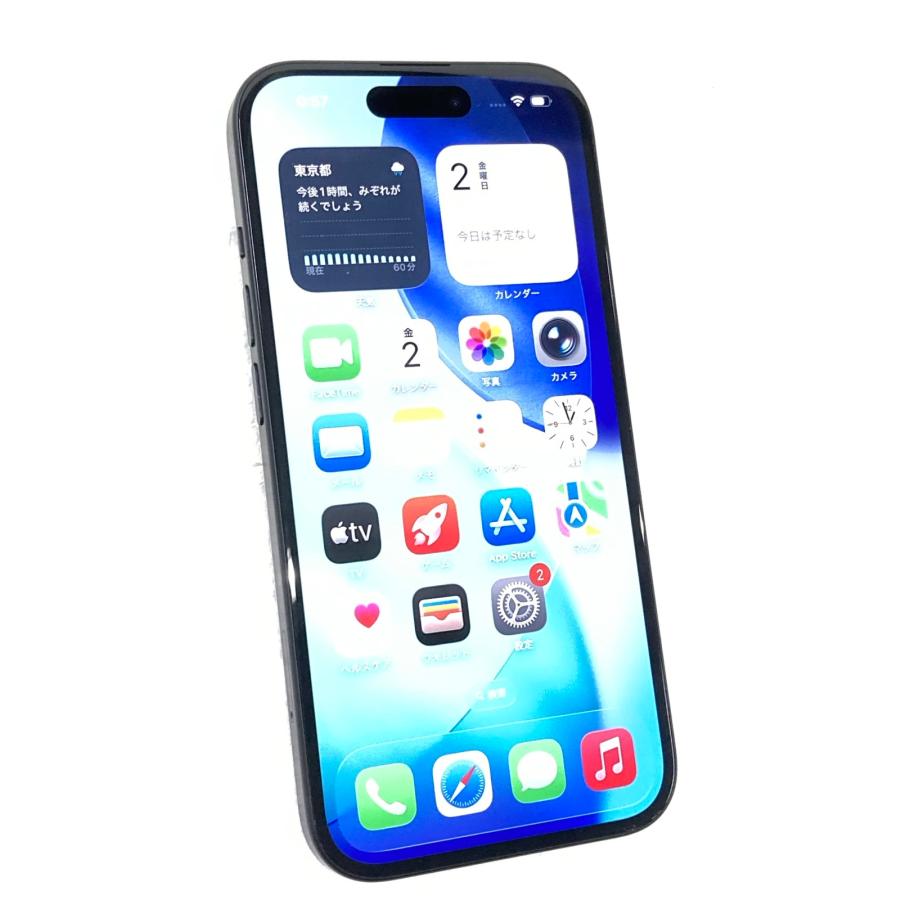 iPhone 15 中古 Apple iPhone15 128GB ブラック MTMH3J／A SIMフリー 