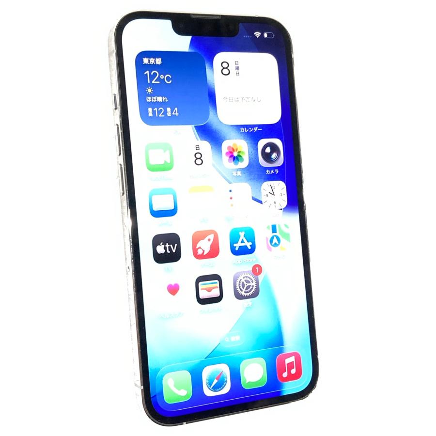 iPhone 中古 Apple iPhone13 Pro 128GB シルバー MLUF3J／A SIMフリー