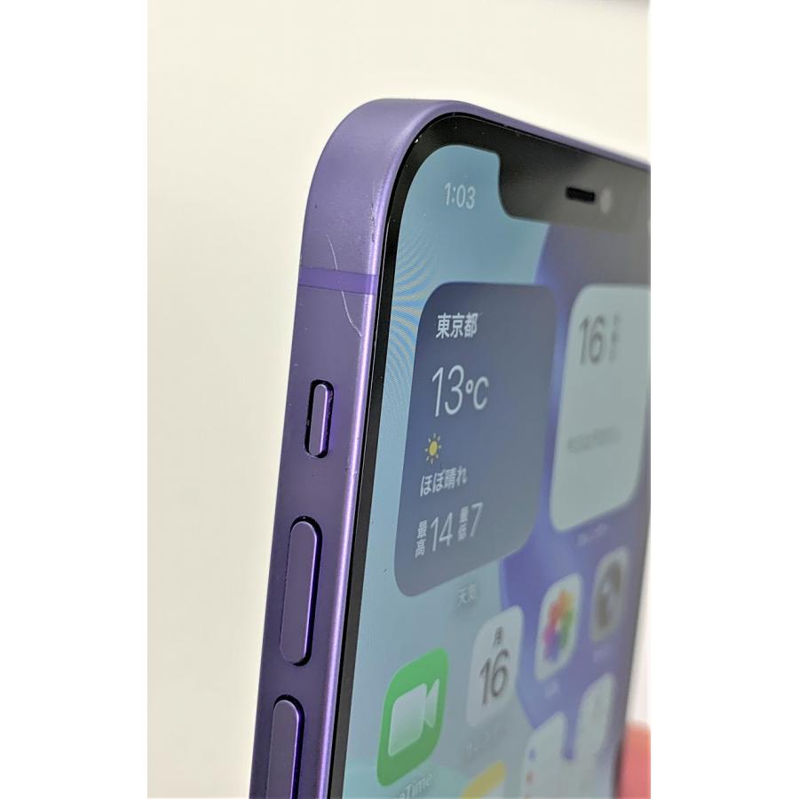 ★未開封新品★ iPhone 12 64GB（MJNH3J/A）パープル★ SIMロック解除済】au iPhone12 A2402 (MJNH3J/A) 64GB パープル|中古