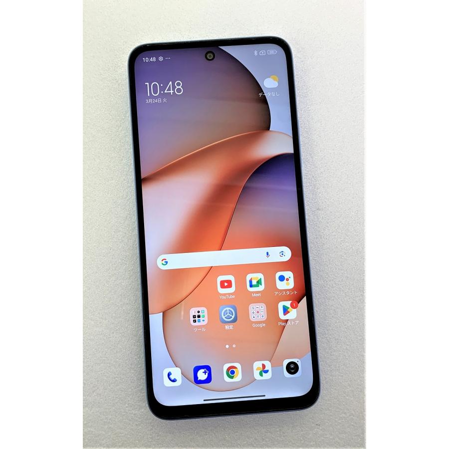 Redmi 中古 Xiaomi 12 5G 128GB スカイブルー XIG03 SIMフリー ※赤ロム