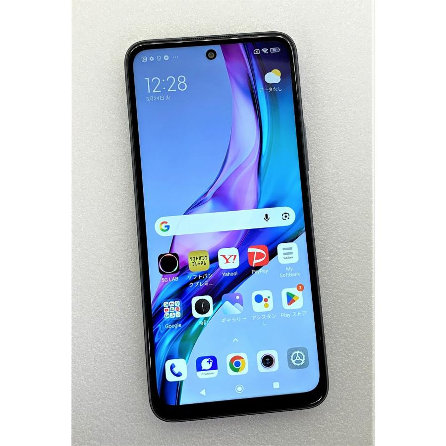 Redmi 中古 Xiaomi Note 10T 64GB アジュールブラック A101XM SIM 