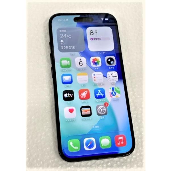 iPhone 16 中古 Apple 128GB ブラック MYDQ3J/A 国内版SIMフリー ※赤