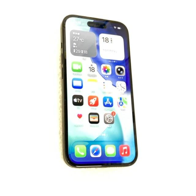 中古 Apple iPhone15 128GB ブラック MTMH3J／A SIMフリー ネットワーク利用制限▲判定 ※赤ロム保証あります