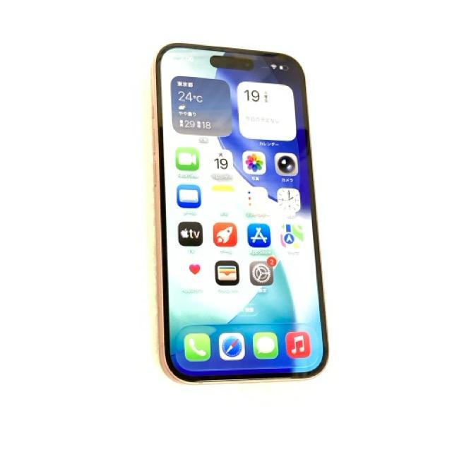 中古 Apple iPhone15 128GB ピンク MTMJ3J／A SIMフリー ※赤ロム保証あります