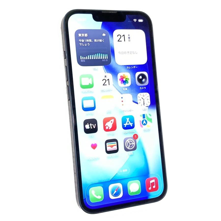 iPhone 中古 Apple iPhone13 128GB ミッドナイト MLNC3J／A SIMフリー