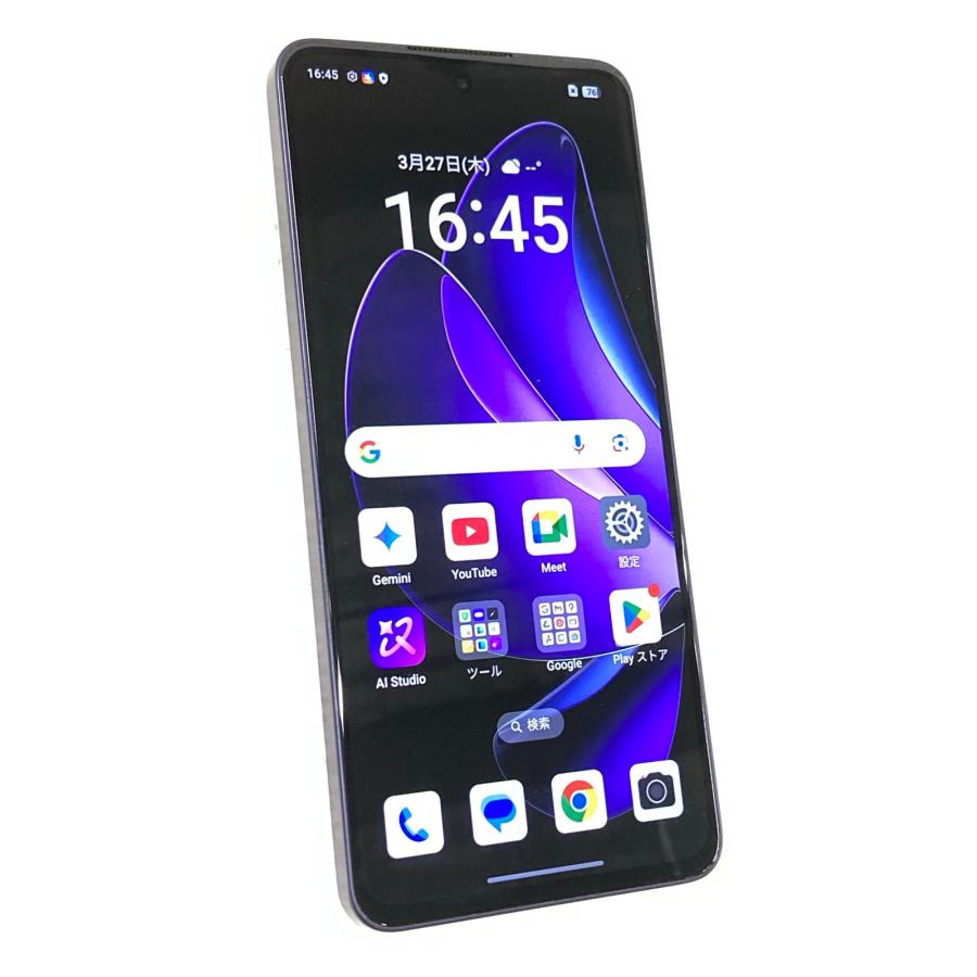Reno 中古 OPPO Reno13 A 128GB ルミナスネイビー OPG05 SIMフリー