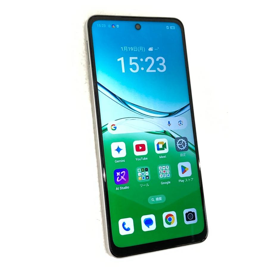 Reno 中古 OPPO A5 5G 128GB ホワイト OPG06 SIMフリー ※SIMトレイ欠品