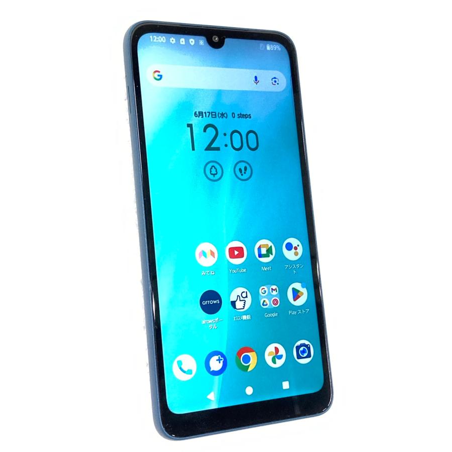 arrows We 中古 FCNT We2 64GB ネイビーグリーン FCG02 SIMフリー