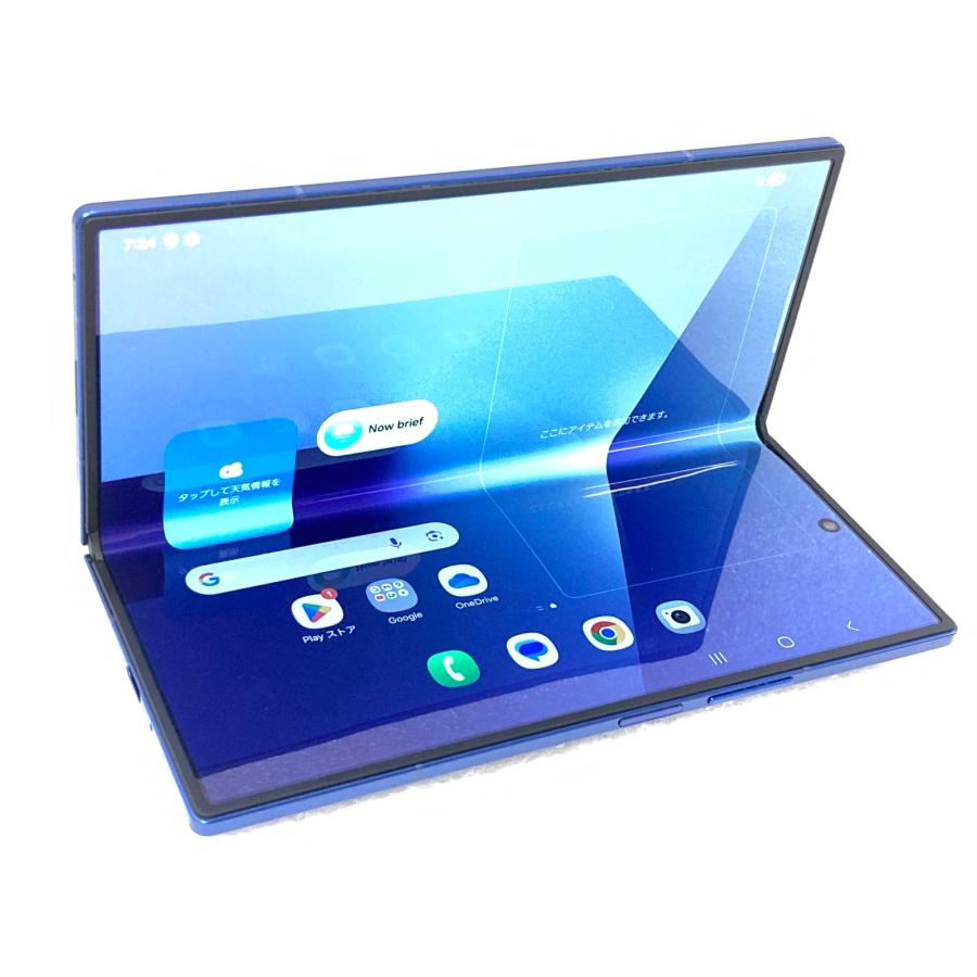 【未使用品】Galaxy Z Fold7 256GB シャドーブルー Galaxy Z 中古 samsung Fold7 256GB ブルーシャドウ SCG34 SIMフリー