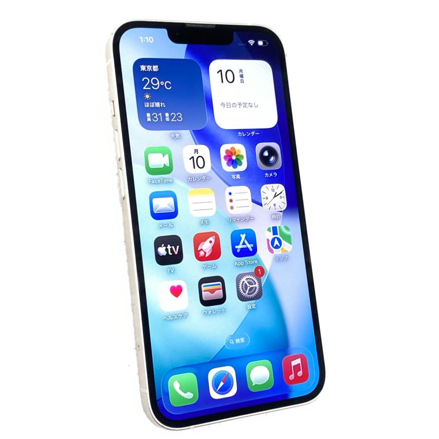 iPhone 中古 Apple iPhone13 128GB スターライト MLND3J／A SIMフリー
