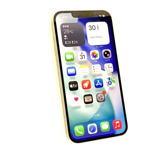 【美品】iPhone13 128GB MLND3J/A iPhone 中古 Apple iPhone13 128GB スターライト MLND3J／A SIMフリー
