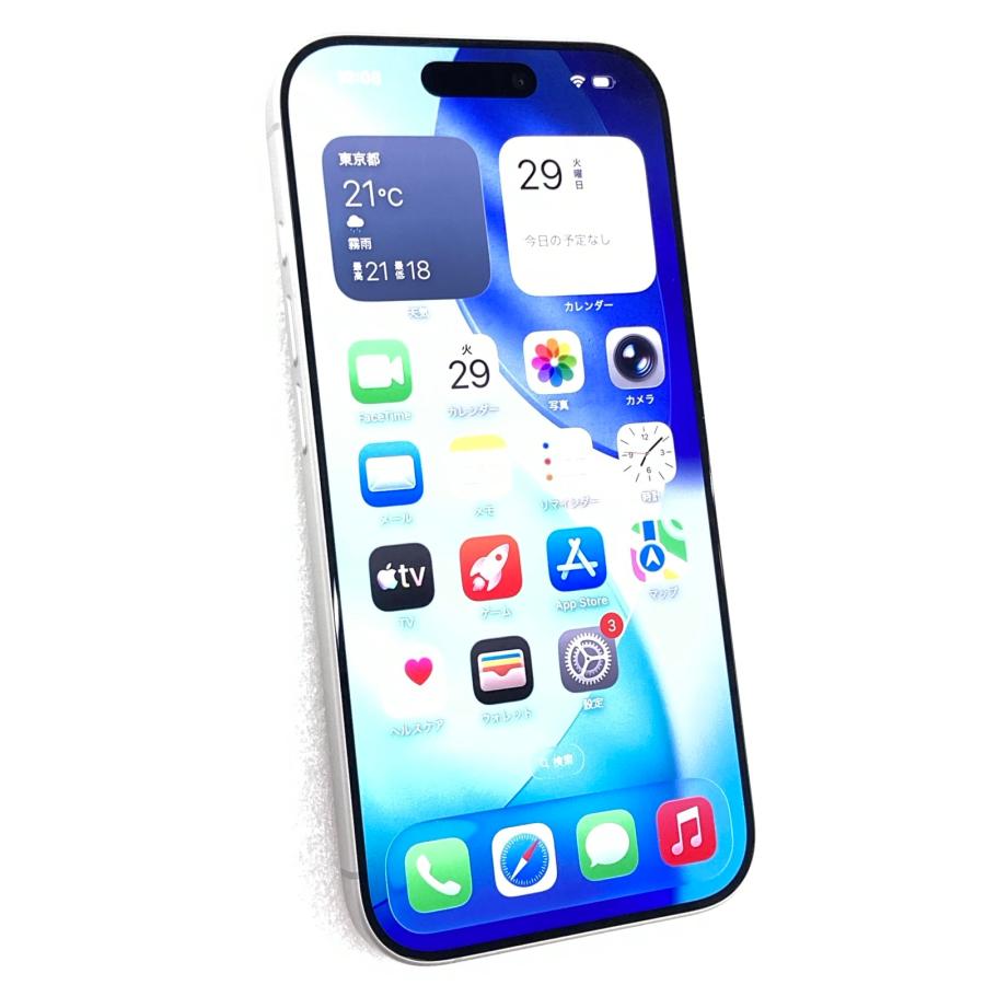 【美品】iPhone17 256GB ホワイト 使用2ヶ月 SIMフリー iPhone 17 中古 Apple iPhone17 256GB ホワイト MG684J／A SIMフリー