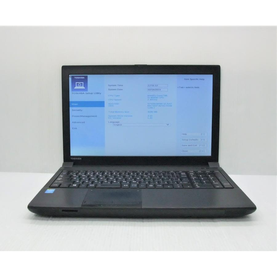 中古 ノートパソコン 東芝 dynabook Satellite B554/L PB554LFH125AB4X