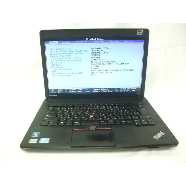 中古 ノートパソコン Lenovo ThinkPad Edge E430 - Type 3254 Corei7