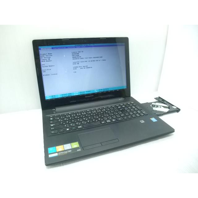 中古 ノートパソコン Lenovo G50-70 80DY Corei5-4210U/8GB-MEM/500GB-HDD/DVDマルチ/15.6インチ/OS無し｜akiba-yushop｜02