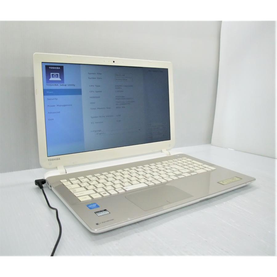 中古 ノートパソコン 東芝 dynabook T45/PG PT45PGP-SHA Celeron-3205U/4GB-MEM/1TB-HDD/DVDマルチ/15.6インチ/OS無し/バッテリ消耗/ヒンジ部に難あり｜akiba-yushop｜03