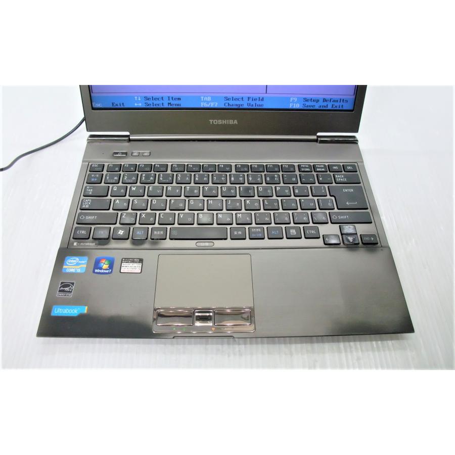 中古 ノートパソコン 東芝 dynabook R631/28E PR63128EMFS Corei5-2467M/4GB-MEM/128GB-SSD/13.3インチ/OS無し/Webカメラ不良/バッテリ欠品｜akiba-yushop｜04