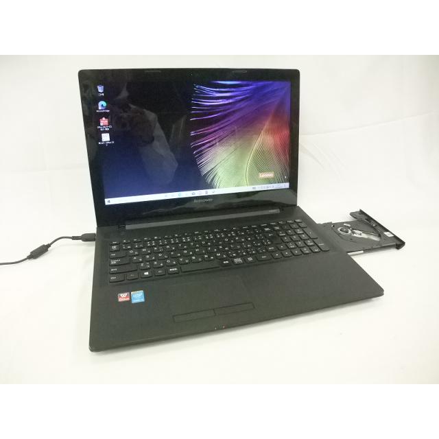 中古 ノートパソコン Lenovo G50-80 80E5 Corei3-5005U/8GB-MEM/500GB-HDD/DVDマルチ/15.6インチ/Windows10Pro/WPS-Office/BT消耗｜akiba-yushop｜02