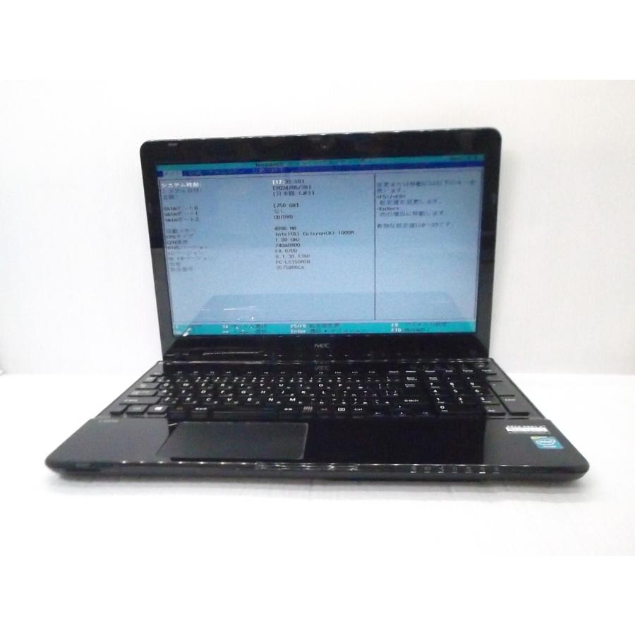 NEC(PC-LS150MSB-T1) 15.6インチノートPC Windows10 Celeron SSD240GB