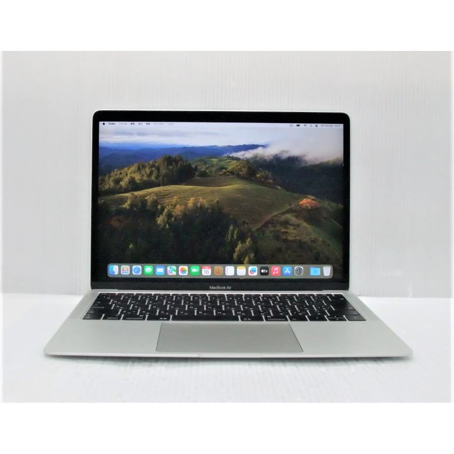 中古 Apple MacBook Air 13inch 2018 シルバー Corei5-1.60GHz/8GB-MEM 