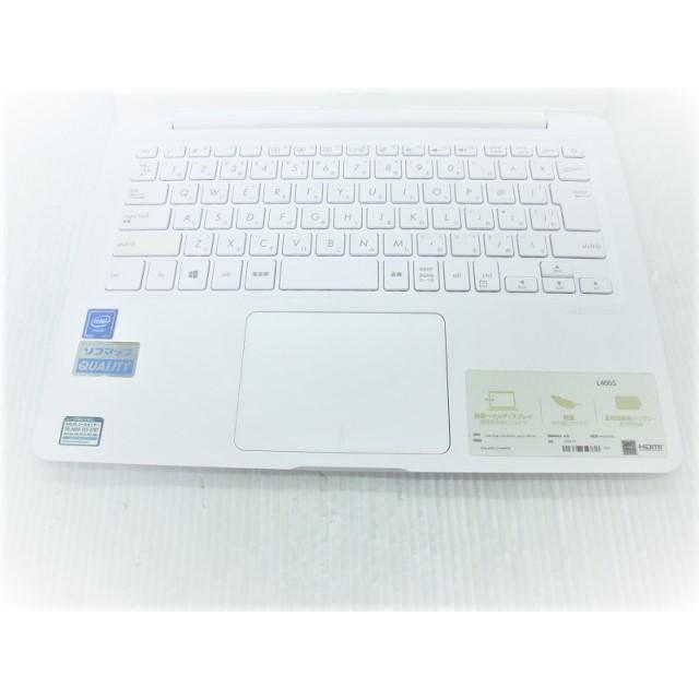 ASUS - 一台  ASUS L406SA-S43060W ノートパソコン 14.0型 Amazon.co.jp: L406SA-S43060W(ホワイト) L406SA 14型液晶