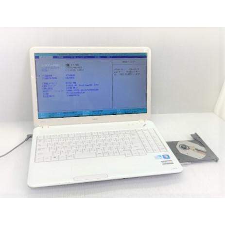 【人気のホワイト】NEC 15.6インチ 設定済みノートパソコン LS150/S LaVie S LS150/ES6W PC-LS150ES6W スノーホワイト NEC