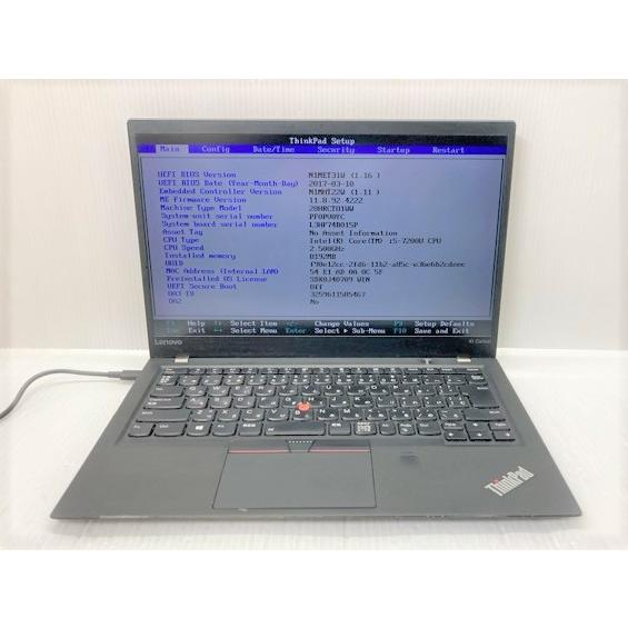 ThinkPad X 中古 ノートパソコン Lenovo X1 Carbon (20HRCT01WW