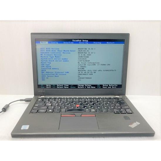 ThinkPad X 中古 モバイルノートパソコン Lenovo X270 20HMCT01WW