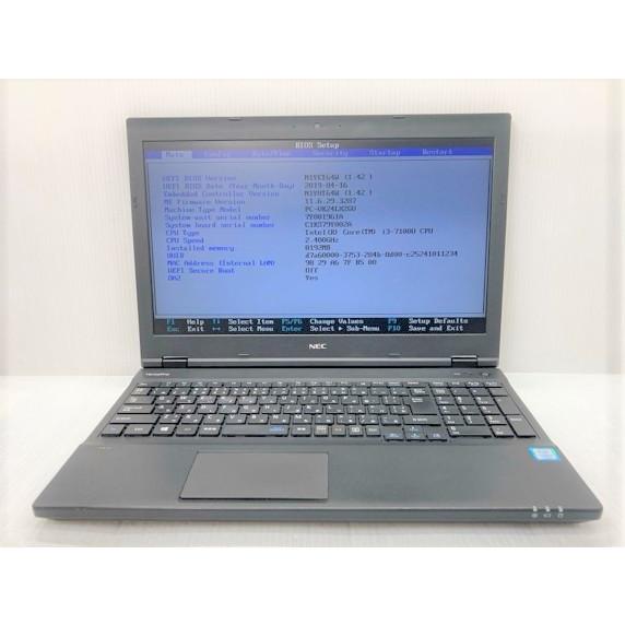 VersaPro 中古 ノートパソコン NEC VK24L/X-V PC-VK24LXZGV Corei3