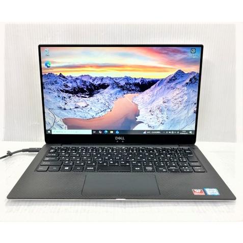 中古 ノートパソコン DELL XPS 13 9370 Corei7-8550U/8GB-MEM/256GB-SSD/13.3インチ/Windows10/WPS-Office/BT消耗