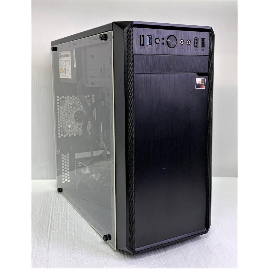 中古 ミドルタワー型ゲーミングデスクトップ 自作PC Ryzen5
