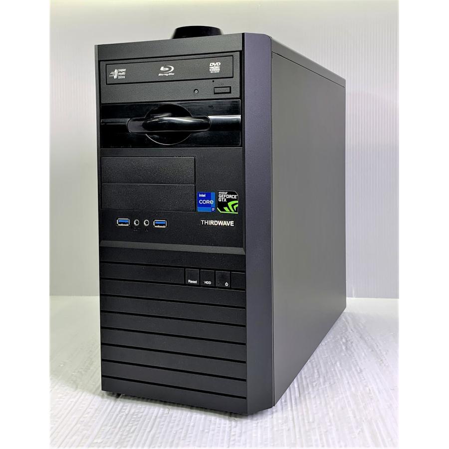 ドスパラ 中古 ミニタワー型デスクトップ THIRDWAVE raytrek MX