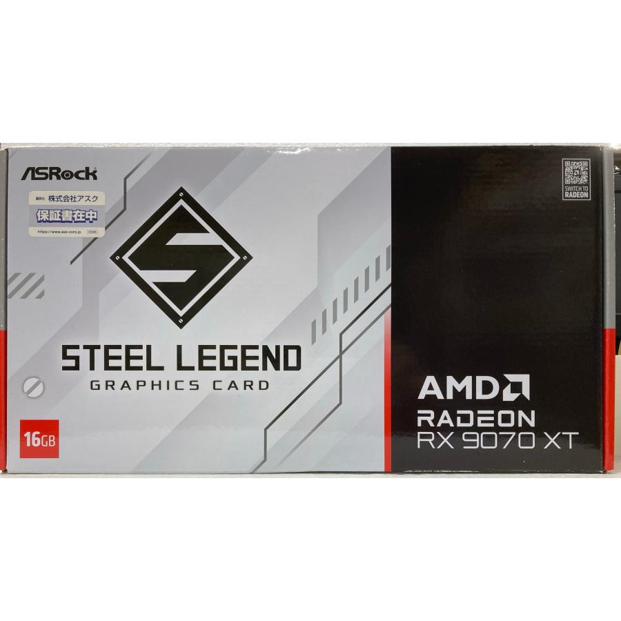 アスロック 9070XT 新品未使用 ASRock（アスロック） ASRock｜アスロック ASRock Radeon RX 9070XT