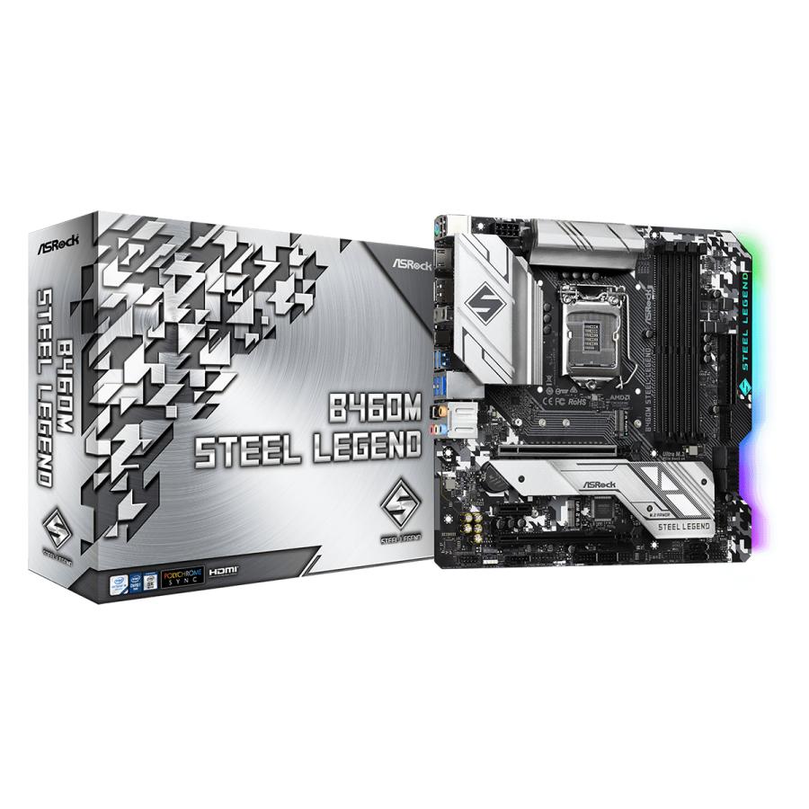 ASRock 中古 マザーボード B460M Steel Legend リファービッシュ
