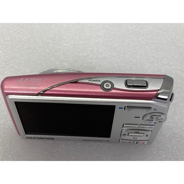 OLYMPUS μ1020 ピンク 充電器付 動作品 オリンパス（OLYMPUS） 中古 デジタルカメラ μ1020 ローズピンク ※本体