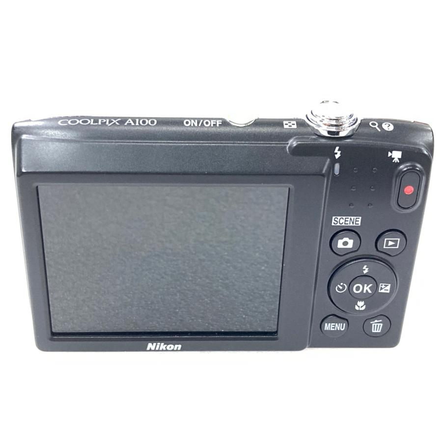 COOLPIX A 中古 コンパクトデジタルカメラ Nikon A100 レッド 2005万