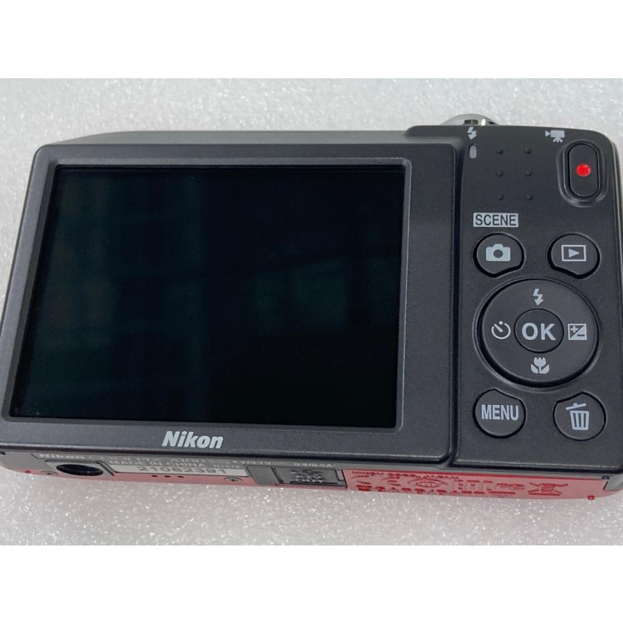 COOLPIX A 中古 コンパクトデジタルカメラ Nikon A100 レッド 2005万