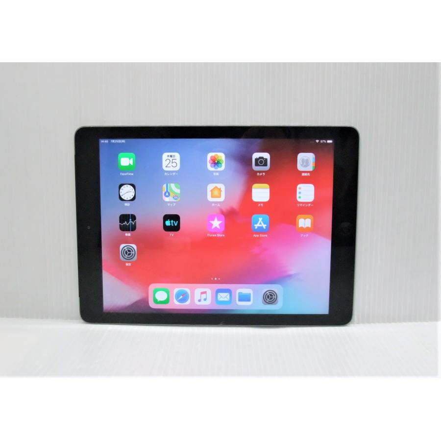 状態A~B 超美品iPad Air MD792JA/A 中古品〕 iPad Air 32GB スペースグレイ MD792JA／A au【247