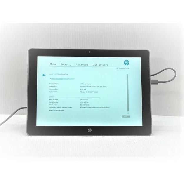 エイチピー 中古 2in1タブレットHP Pro x2 612 G2 Corei5-7Y54/8GB-MEM
