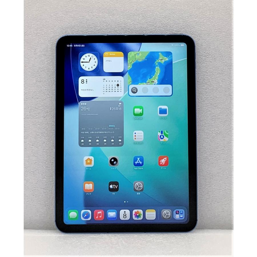 iPad 中古 Apple 第10世代 Wi-Fi + Cellular 64GB ブルー MQ6K3J/A SIM