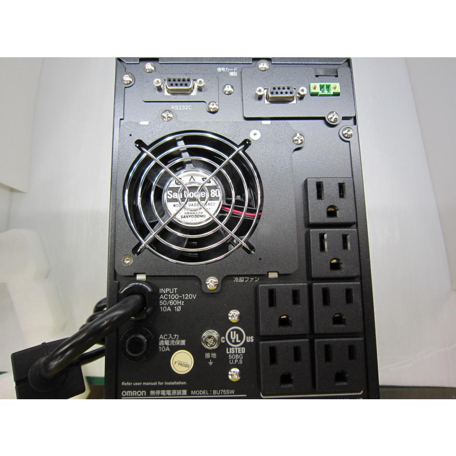 オムロン 中古未使用品 OMRON 無停電電源装置(UPS) BU75SWG5