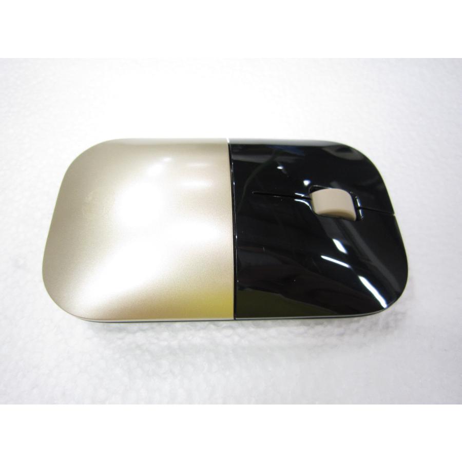 中古 ワイヤレスマウス HP Wireless Mouse Z3700 ゴールド Gold x Black （サクラ色Sakura電池カバー付き）｜akiba-yushop｜03