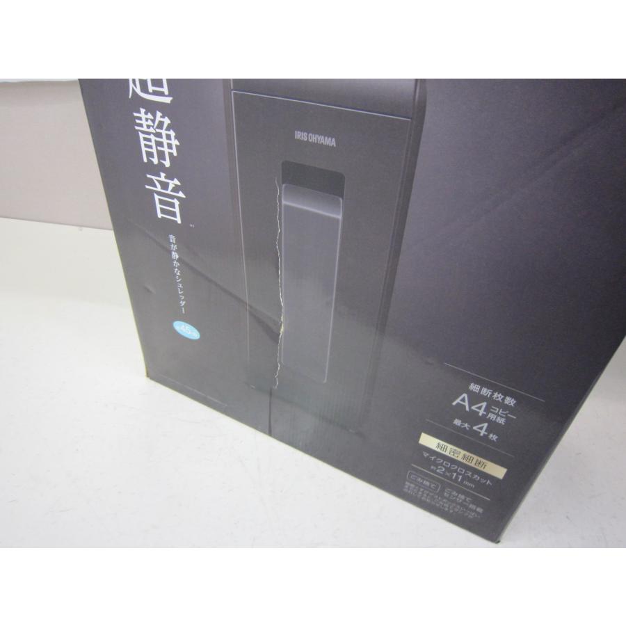 IRIS OHYAMA 中古未使用品 シュレッダー アイリスオーヤマ 超静音
