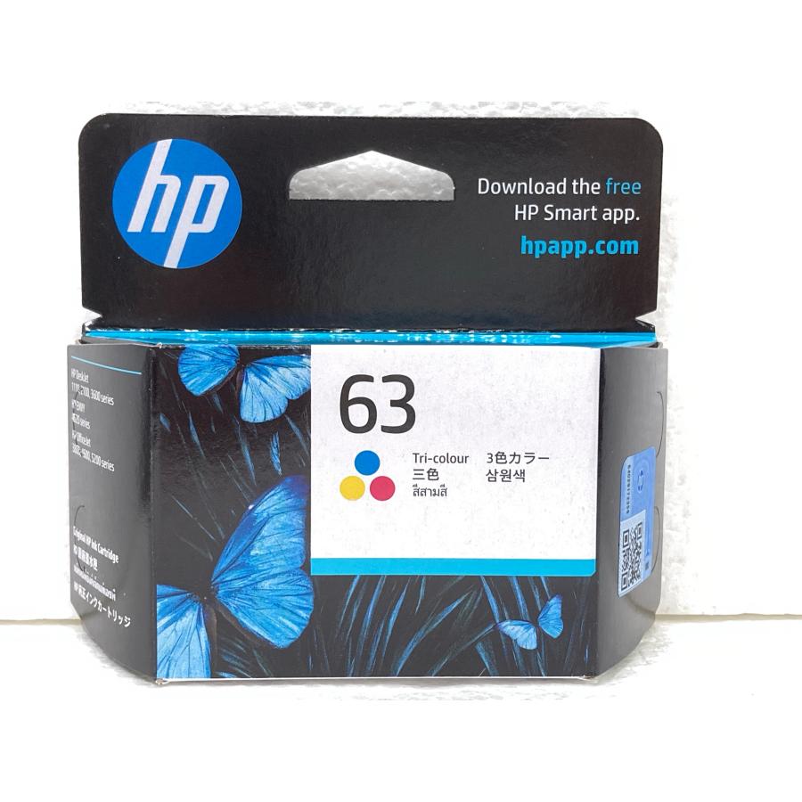 日本HP 中古未使用品 HP 純正 インクカートリッジ 63（3色カラー