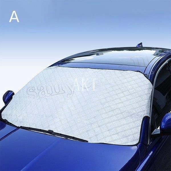 カーフロントカバー車サンシェードフロントガラスカバー防水雪対策凍結 