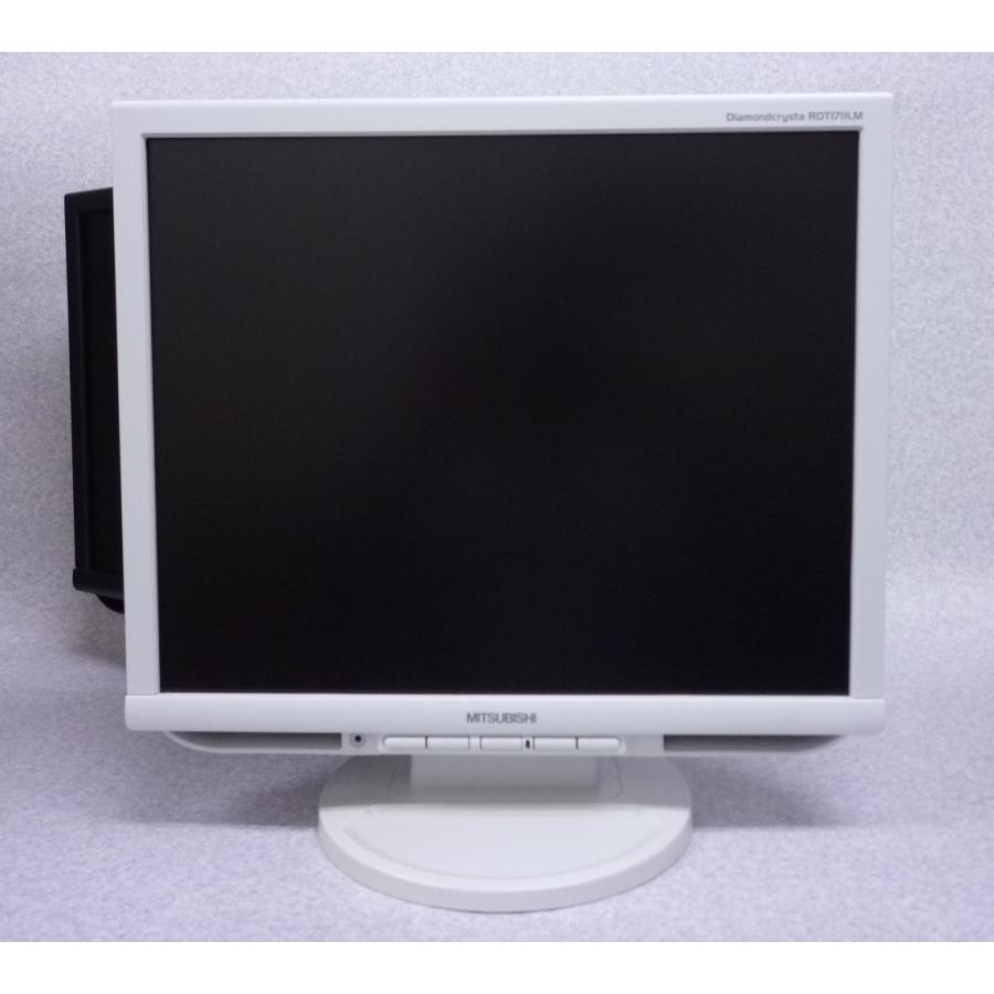 ②三菱モニター　MITSUBISHI RDT1712L ブラック ① 三菱モニター MITSUBISHI RDT1712L 三菱電機、スクエアパネル