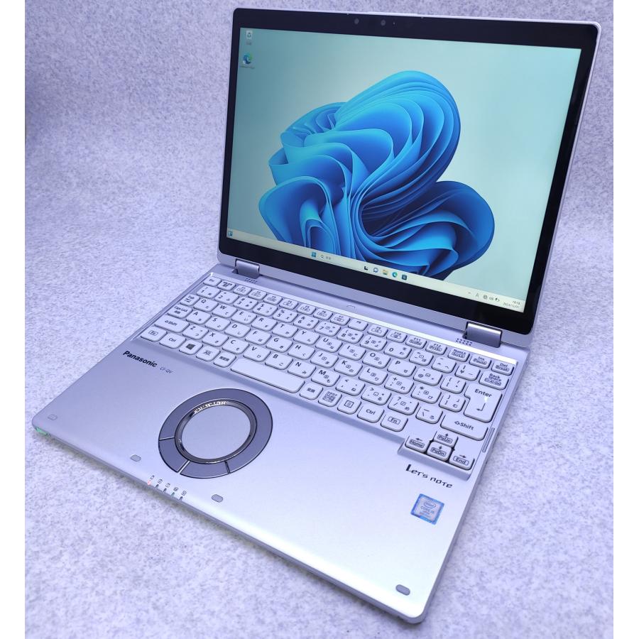 ★ 2in1 タッチパネル レッツノート CF-QV8TFAVS LTE通信 Let's note QV 液晶が回転する2in1 Panasonic CF-QV8 LTEモデル 1kgを
