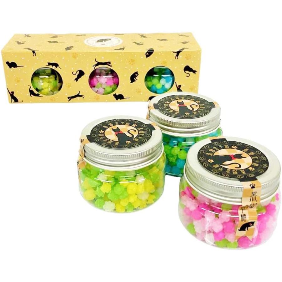 猫 お菓子 黒猫金平糖 85g×3個入り 1箱 プチギフト 猫 お菓子 プチギフト 父の日 お中元 あめ 飴 キャンディ プレゼント ねこ ネコ おかし の商品画像