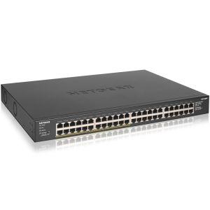 【NETGEAR】 スイッチングハブ 48ポート （GS348-100AJS) NETGEAR（ネットギア） GS348PP-100AJS ラックマウント型 アンマネージ